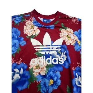 Adidas Originals Chita Floral Boyfriend Fit Sweatshirt Crewneck Oversize size S